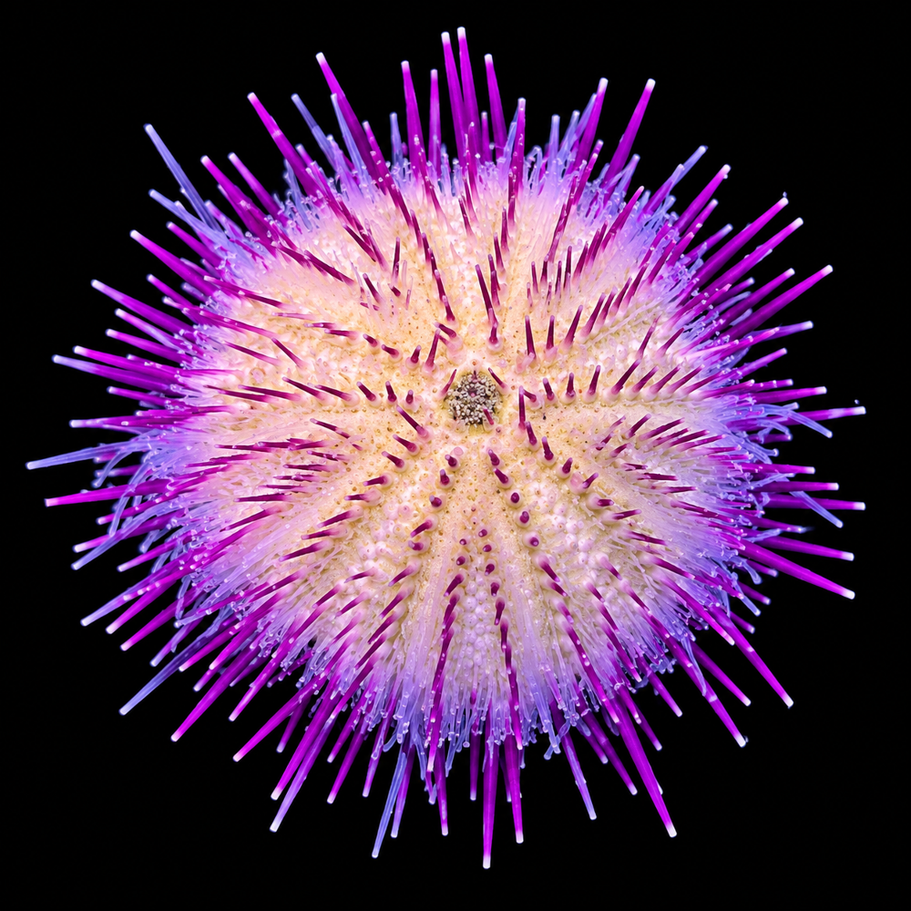 Salmacis Bicolor- Purple / White