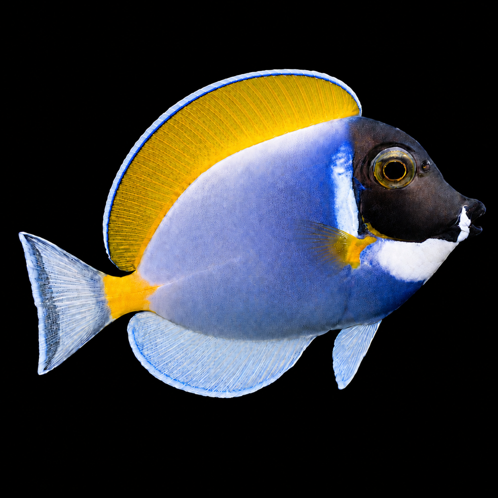 Acanthurus leucosternon - Weißkehldoktorfisch 12cm