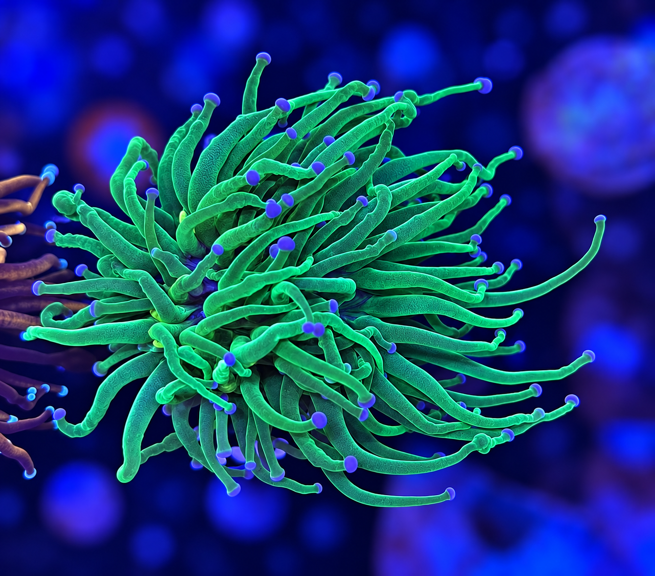 FMC Euphyllia glabrescens Toxic Green Purple