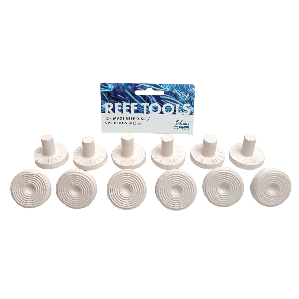 Maxi Reef Disc - SPS Plugs Ø 3,3cm 12x