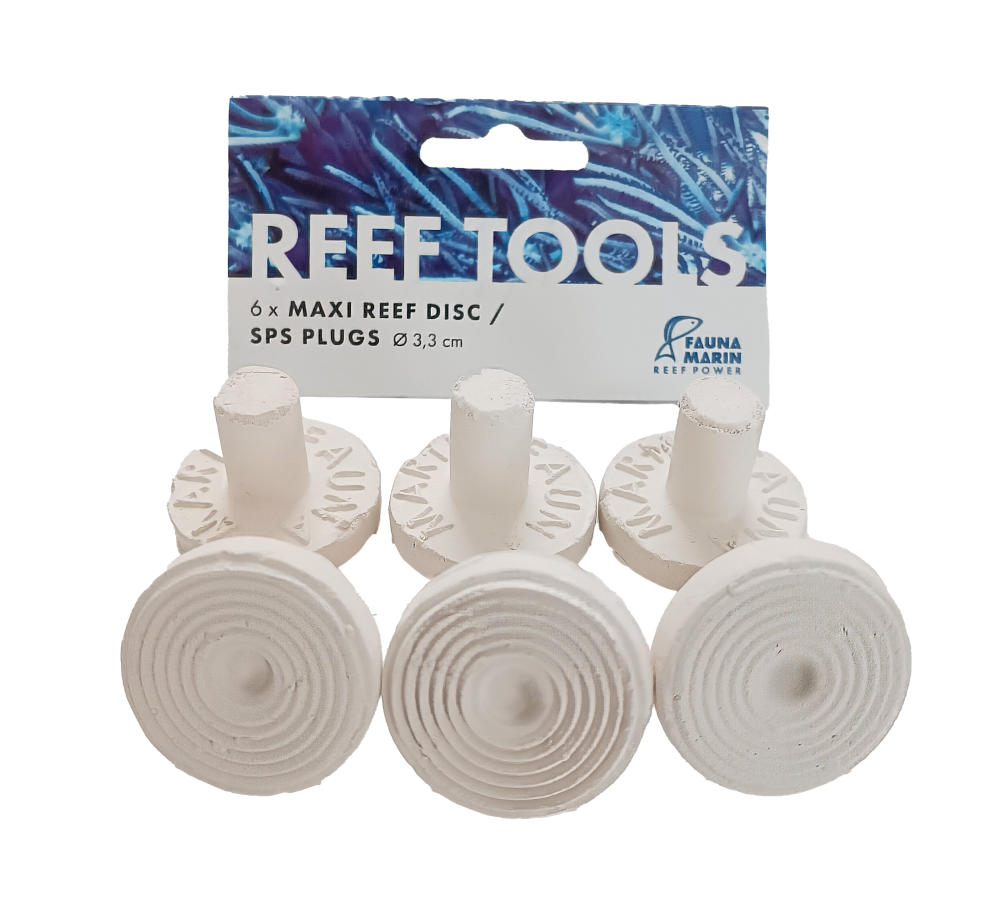 Maxi Reef Disc - SPS Plugs Ø 3,3cm 6x